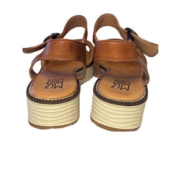 Miz Mooz Women's Valentine Sandals in Brandy Colored Leather Size 40 New in Box - Picture 9 of 16